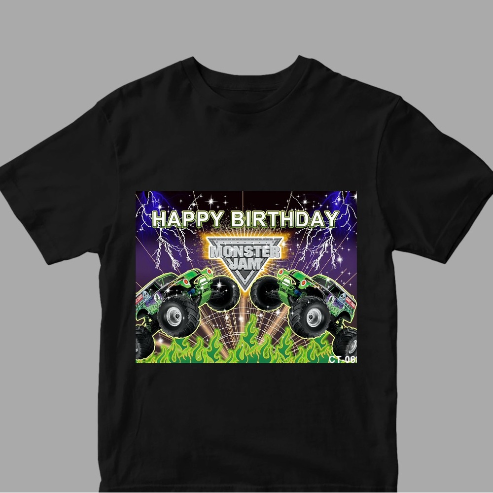 Birthday monster, jam shirt